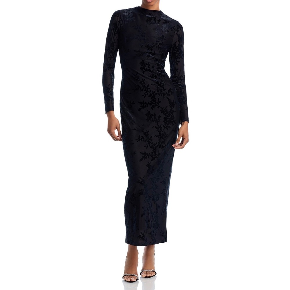 WAYF Long Sleeve Maxi Black Dress NWT Size XL